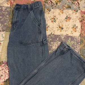Blue Denim Carpenter Pants